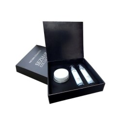 Black Style body lotion gift set packaging box